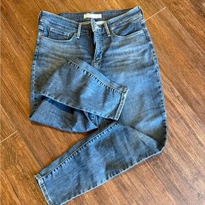Levi's Straight Leg Blue Jeans